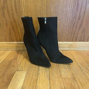 Fashion Nova Black Heeled Boots